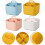 Stackable Organizer Baskets With Handle Pink Plastic Storage Bins For Small Spaces Compact Design 5