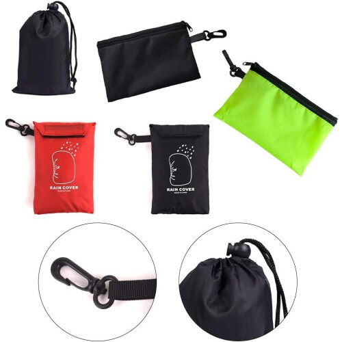Compact Drawstring Storage Bag Style C For Backpack Rain Cover And Hiking Essentials Drawstring Closure Compact Size 1