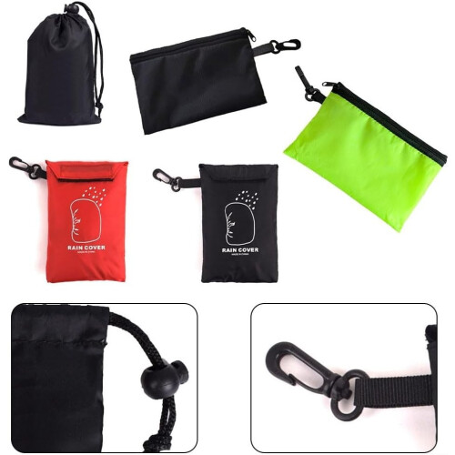 Compact Drawstring Storage Bag Style C For Backpack Rain Cover And Hiking Essentials Drawstring Closure Compact Size 2