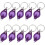 10 Pieces Uv Light Mini Led Keychain Flashlight Torch Keyring Lights 1