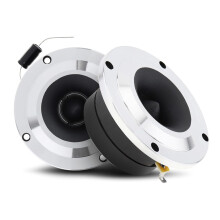 1Pair 150W Flush-Mount Silk-Dome Tweeter For Car Audio, Silk-Dome Treble Loudspeaker, Car Tweeter Speakers