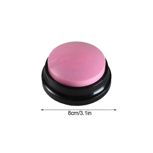 Recordable Talking Pet Starter Speaking Button Dog Training Communication Toy--Pink Blue 1