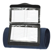 Adjustable Football Quarterback Play Wristbands With Card Holder For Teen And Adult Blue Tackle And Touch Football