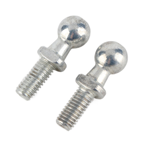 Durable M6 Iron Ball Stud Bolt Set 2 Pcs for Car Gas Struts Bonnet 1