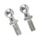Durable M6 Iron Ball Stud Bolt Set 2 Pcs for Car Gas Struts Bonnet 6