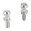 Durable M6 Iron Ball Stud Bolt Set 2 Pcs for Car Gas Struts Bonnet 1