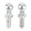 Durable M6 Iron Ball Stud Bolt Set 2 Pcs for Car Gas Struts Bonnet 9