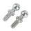 Durable M6 Iron Ball Stud Bolt Set 2 Pcs for Car Gas Struts Bonnet 11