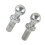 Durable M6 Iron Ball Stud Bolt Set 2 Pcs for Car Gas Struts Bonnet 12