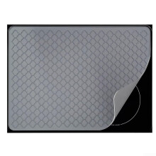 Multi Purpose Silicone Stove Top Cover 71x50cm Induction Hobs Compatible Heat Resistant Stain Resistant Grey