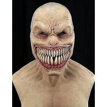 Halloween Xmas Christmas Gifts Decoration Cracked Teeth Demon "stalker" Horror Latex Mask