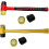 Soft Hammer Ergonomic Handle Rubber Hammer Non Marring Red For Versatile Applications 4