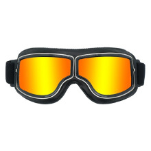 (2#) Mens Motorcycle Windproof Goggles Retro Vintage Motorbike Glasses Bike Sports Eyewear