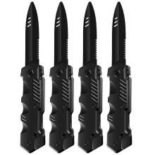 4pcs Retractable Knife Funny Toy Gadget Disappearing Dagger Halloween Party Prop