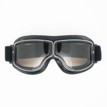 (1#) HOT Motorcycle Windproof Goggles Retro Vintage Motorbike Glasses Bike Sports Eyewear
