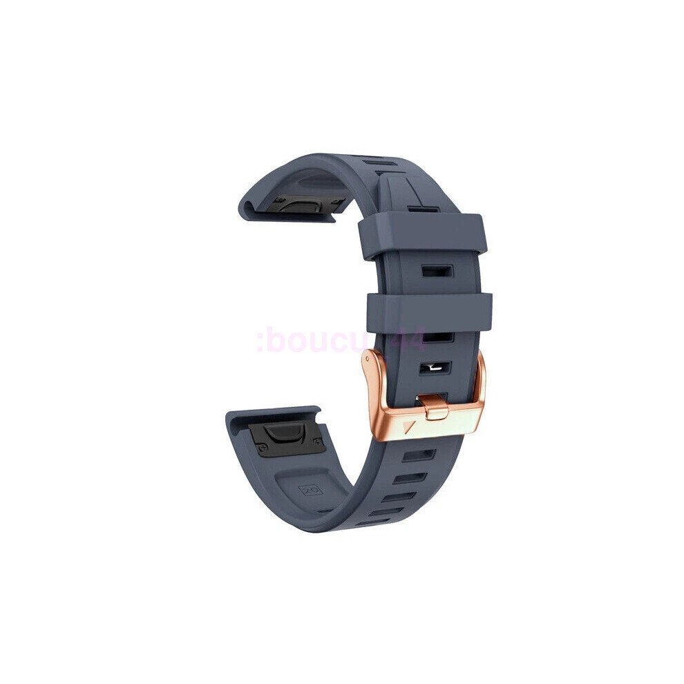 (Navy, 20Mm Fenix 6Spro) Rose Gold Buckle Easyfit Strap For Garmin Fenix 7S 6S Pro 5S 2S Watch Band 20Mm Blue,Gold 4069369136276
