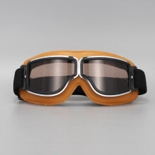 (8#) Motorcycle Windproof Goggles Retro Vintage Motorbike Glasses Bike Sports Eyewear NEW MENS