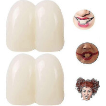 2 Pieces 17mm Deluxe Custom Big Buck Teeth Caps For Clown Bunny Hillbilly Costume