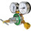 Brass Oxygen Regulator Low-Pressure Safe Valve Copper-Textured For Oxygen Cylinders 5