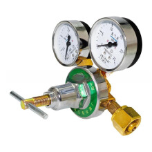 Brass Oxygen Regulator Low-Pressure Safe Valve Copper-Textured For Oxygen Cylinders