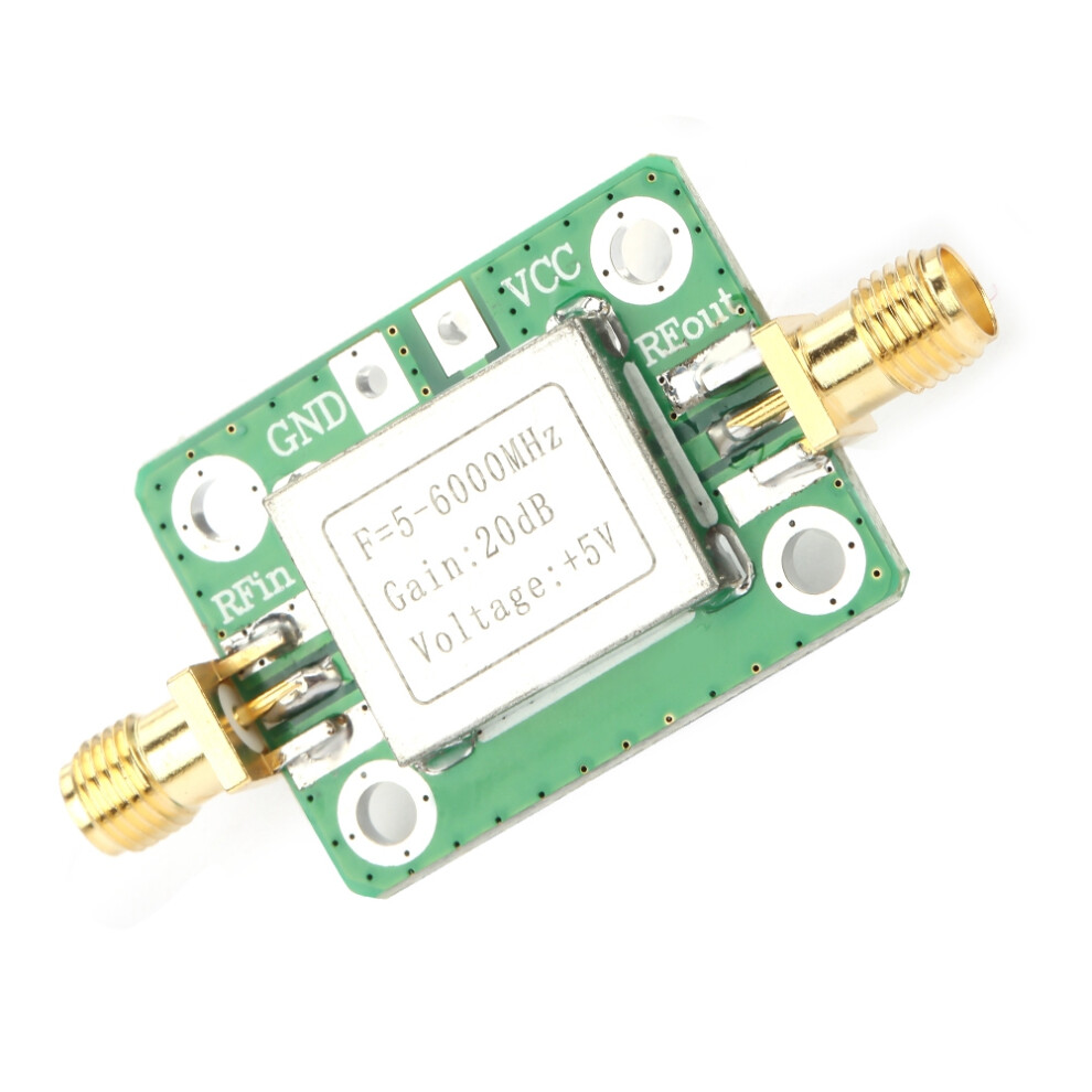 5M-6Ghz Rf Signal Amplifier 20Db Gain Wide Frequency Range Shielded 8751349757309