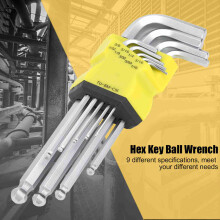 9 Stück Kugelkopfmutter-Schlüssel Set | Professionelle Chrom-Vanadium-Werkzeuge