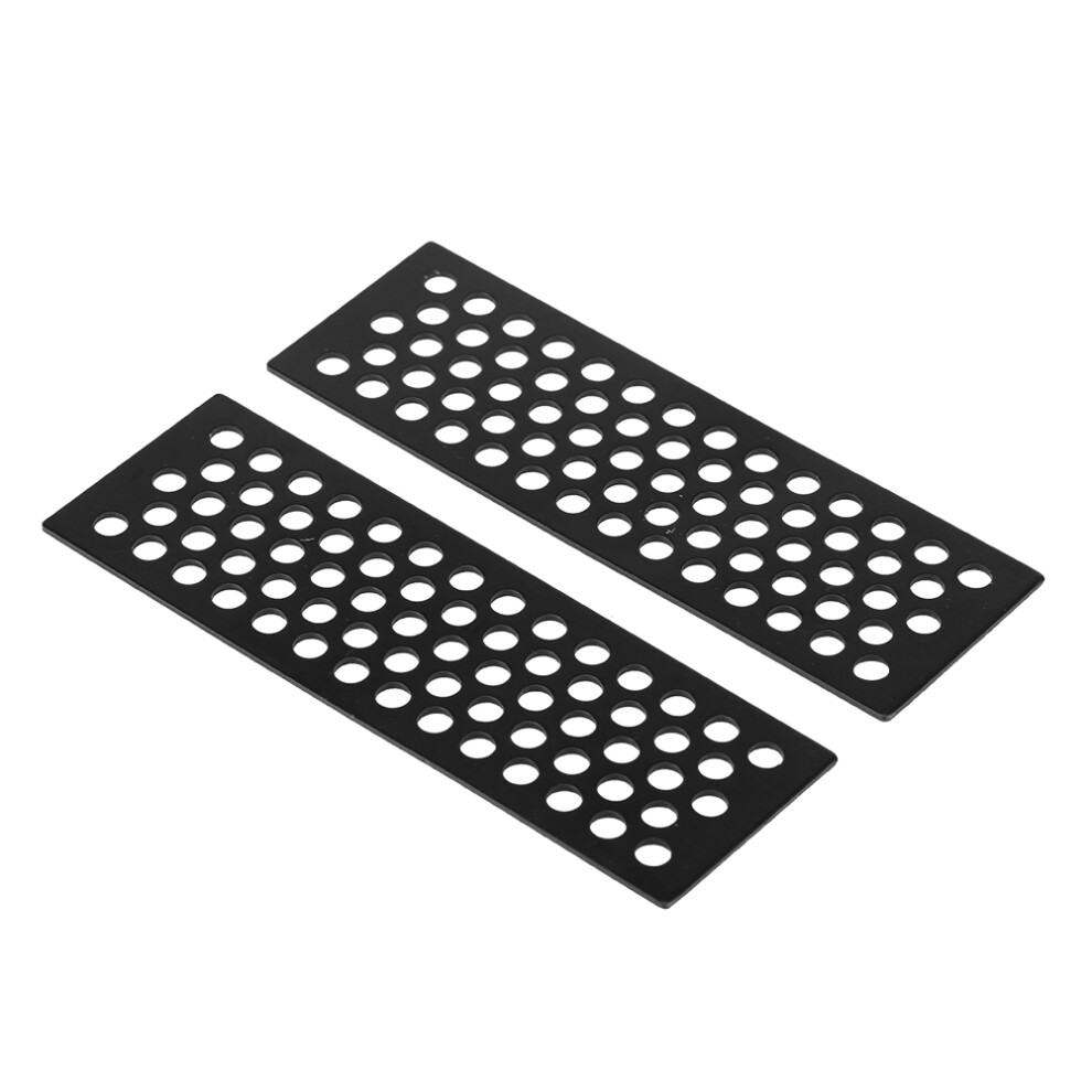 Black Aluminium Rc Sand Ladders 2Pcs Recovery Boards For 1/10 Crawler Durable 4671349757885