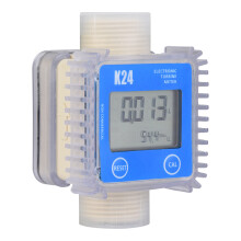 1” BSPP Digital Water & Oil Flow Meter for Liquids Chemicals and Diesel Fuel