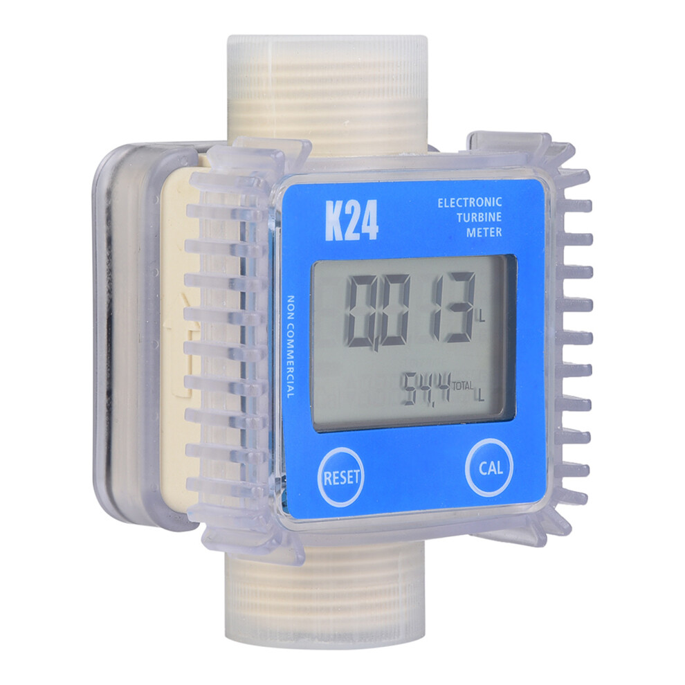 1Â Bspp Digital Water & Oil Flow Meter For Liquids Chemicals And Diesel Fuel 7681349757829