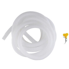 Dehumidifier Drain Hose, 13Ft Flexible Drain Hose with Cuttable Rubber Adapter and Connect Clamp, Ho
