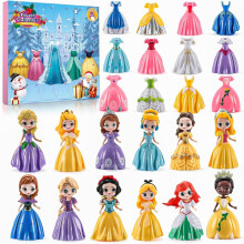 Advent Calendar for Girls Deformation Toy, 24 Days Countdown Calendars Princess Transformable Toys Gift for Christmas