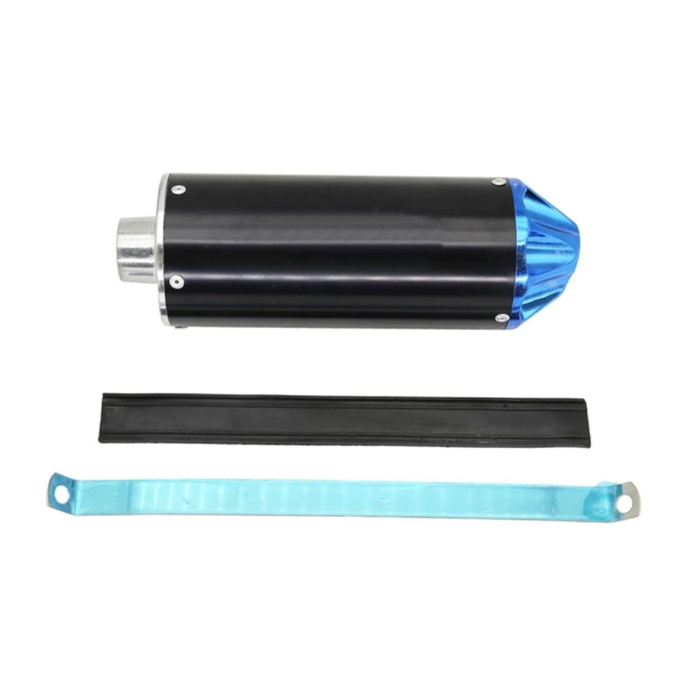 Motorcycle Exhaust Pipe For 50Cc-150Cc Atv Scooter Moped Universal 28Mm Exhaust Muffler Silencer Blue 9393856737772