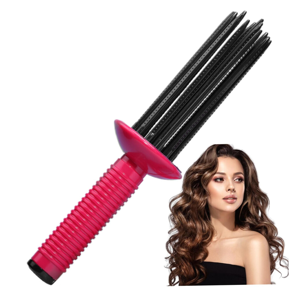 Curling Roll Comb 17 Teeth Heat Resistant Curling Brush Air Volume Non Slip Hairstyling Tool For Hair Salon