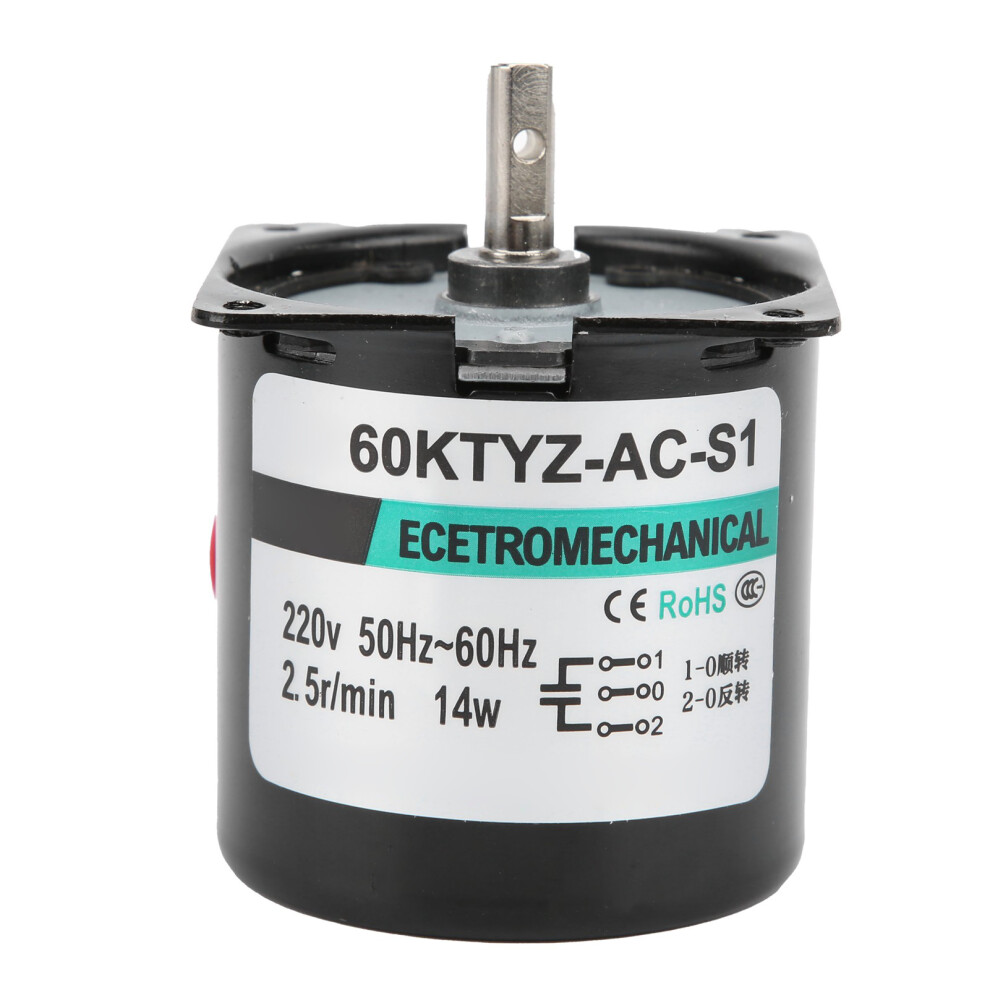 AC Synchronous Motor 14W Permanent Magnet Slow