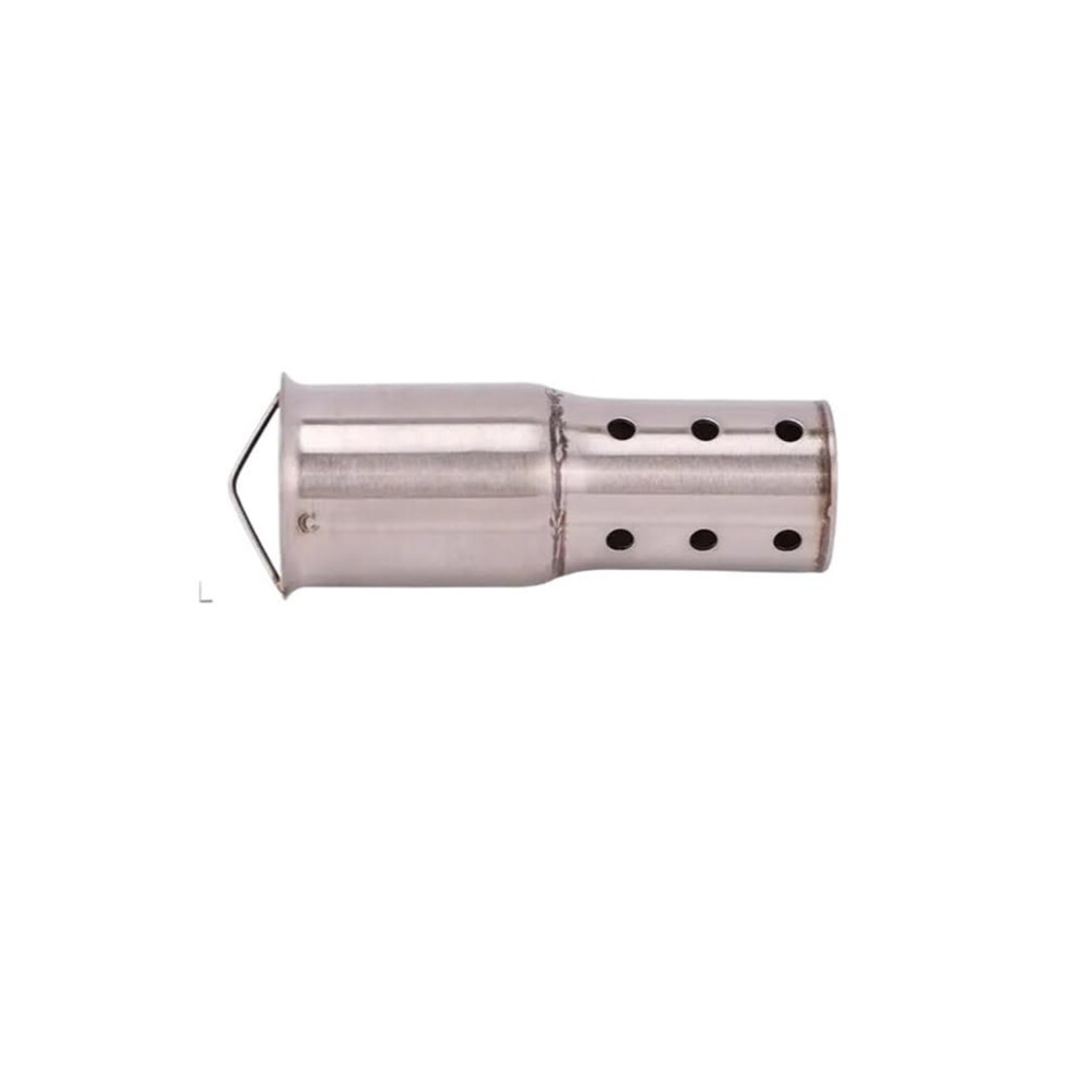 Motorcycle Exhaust Muffler 51Mm/61Mm, Db Killer Modified Silencer, Kawasaki Compatible Universal Exhaust Pipe Black 6447073690310