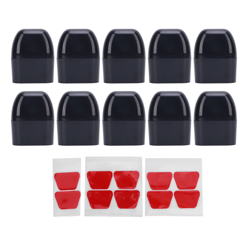 10Pcs Car Deer Whistles Adhesive Vehicle Deer Black 8320539373522