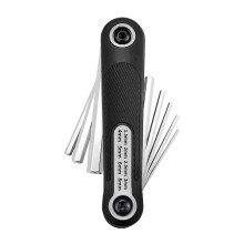 Multiuse 8in1 Folding Star Key Set Hexagon Wrench For-RT8C