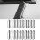 20Pcs Sanding Belt Abrasive Sandpaper Rolls Mental 12