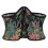 Elegant Underbust Floral Corset Bustier-Black bottom L 1