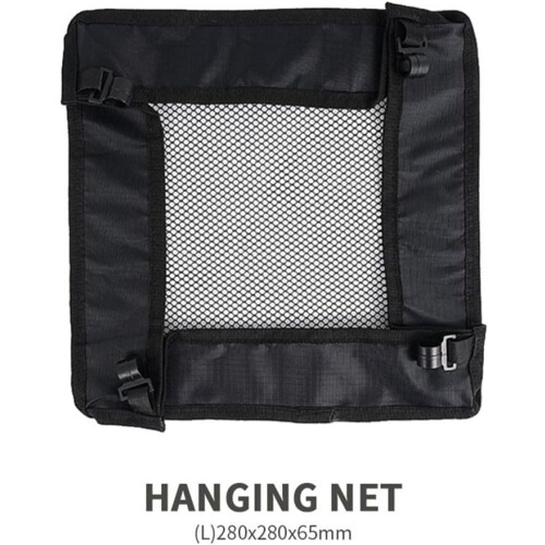 Outdoor Folding Table Storage Net Bag 28x28x6.5 cm, Mesh Organizer For Outdoor Kitchen Items, Folding Table Accessory 1