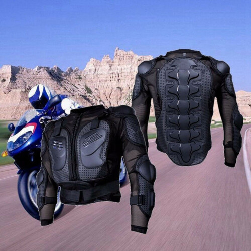 Full Body Motorcycle Riding Jacket Armor Spine 1