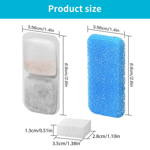 Replacement Filter for Cats/Dog Water Dispenser-8 plus 8 plus 8 1