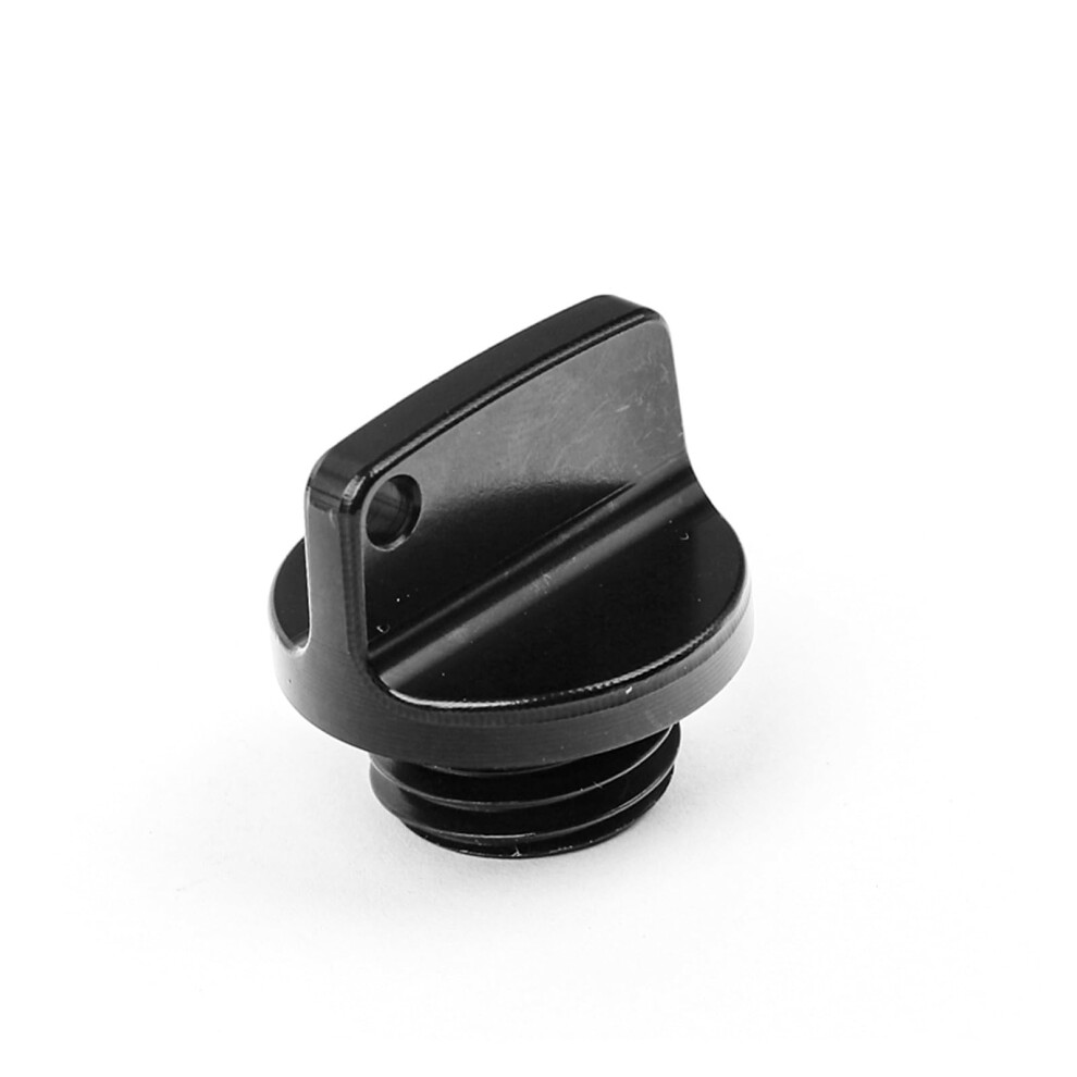 Motorcycle Aluminum M20*2.5 Crankcase Cap Engine Oil Filler Screw Cover Plug Compatible With Model 1 Black 9393856738748