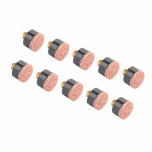 10 Stück 12mm Billard Snooker Pool Queue Kopf Ersatzteile Zubehör