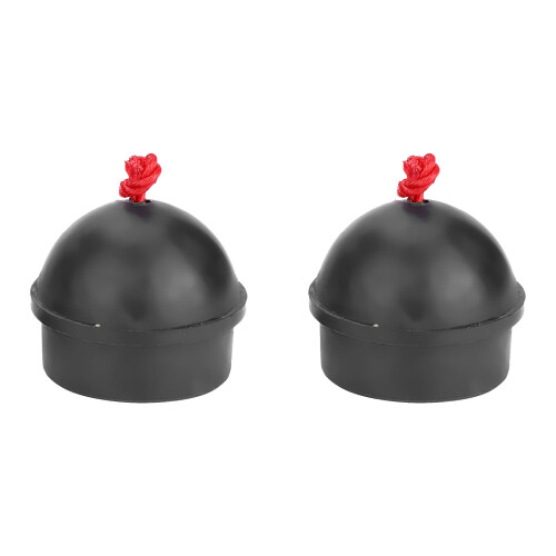 Billard Que Chalkhalter-Set – Schwarzes Gummi, hängbar mit Kabel 2