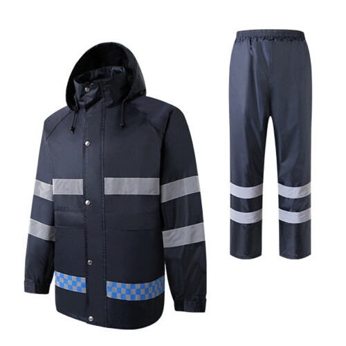 High Visibility Reflective Waterproof Raincoat
