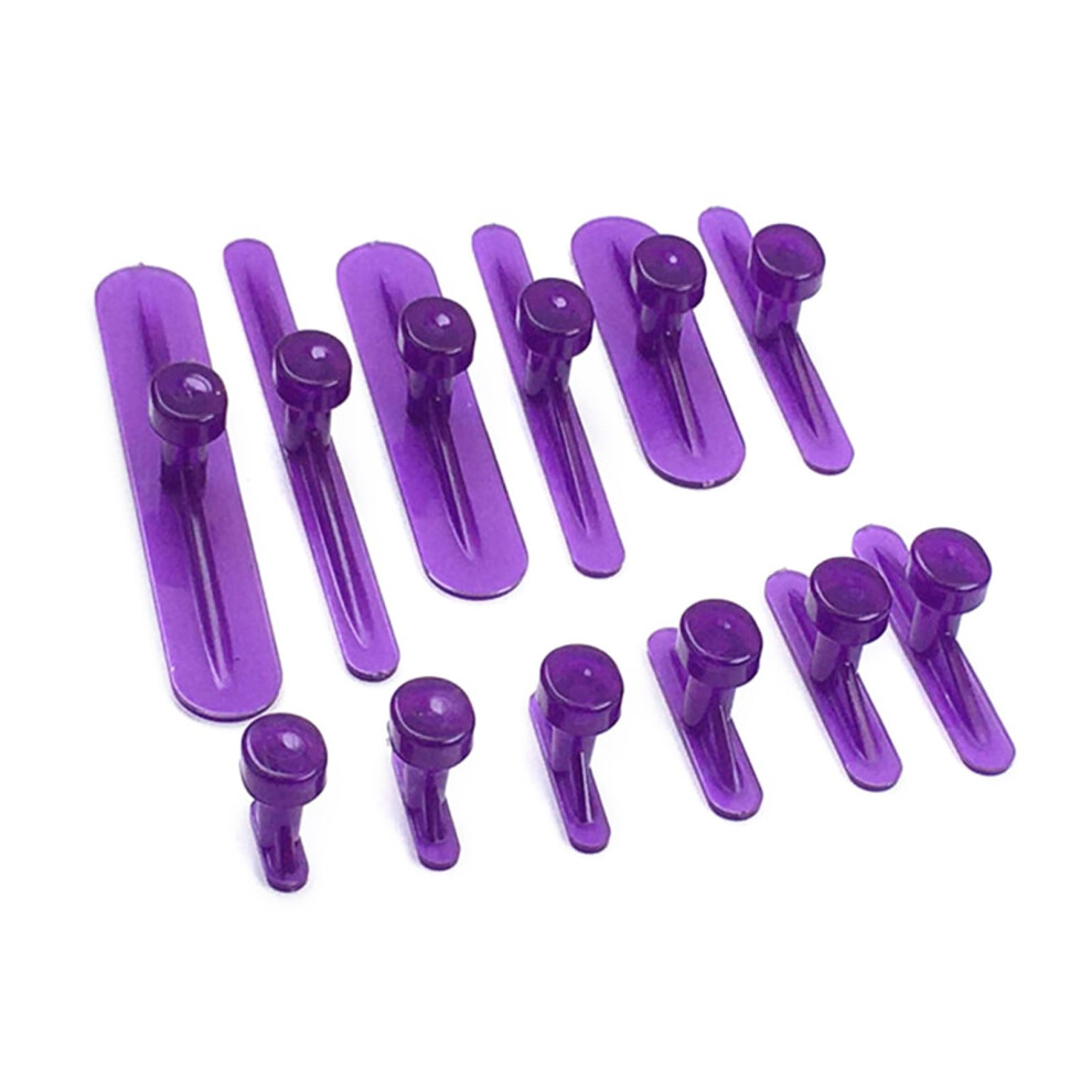 Pulling Tabs 12 Pcs Glue Pulling Tabs For Small Car Dents Pdr Tool Set Car Body Dent Repair 9016109885739
