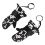 1 Pair Junior Ski Mittens Graffiti Black 6