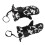 1 Pair Junior Ski Mittens Graffiti Black 2