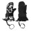 1 Pair Junior Ski Mittens Graffiti Black 3